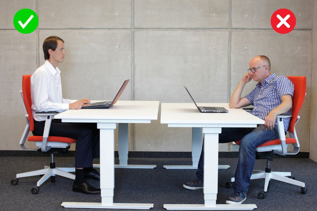 How To Sit Properly At Your Desk Ergo Desks