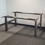 *EX-DISPLAY* Duo Electric Desk Frame - Raw Steel