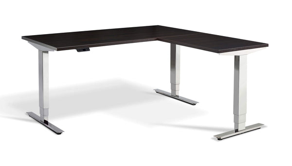 Atlas Standing Chrome Corner Desk