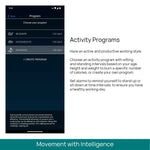 Infographic showing activity programs.