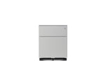 silver metal office cabinet