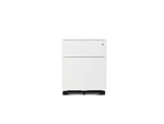 white metal office cabinet