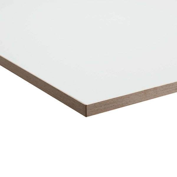 White with Ply Edge