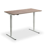 a simple, rectangular wooden desk with a minimalist design.