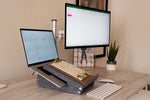Ergo-Top 320 Circular Laptop Stand in use.