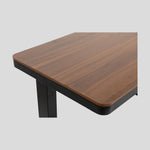 E-Max Electric Height Adjustable Desk Walnut (Wood Top)