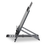 Side view of the Ergo-Q Hybrid Pro Laptop and Tablet Stand.