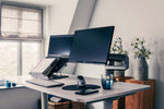 Desk setup with Bakker Elkhuizen Ergo-Q 330 Laptop Stand
