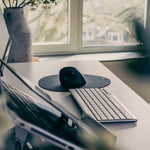 PRF Ergonomic Vertical Wireless Mouse on desk