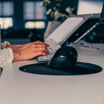 PRF Ergonomic Vertical Wireless Mouse on desk