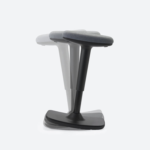 Ergonomic stool outlet for desk