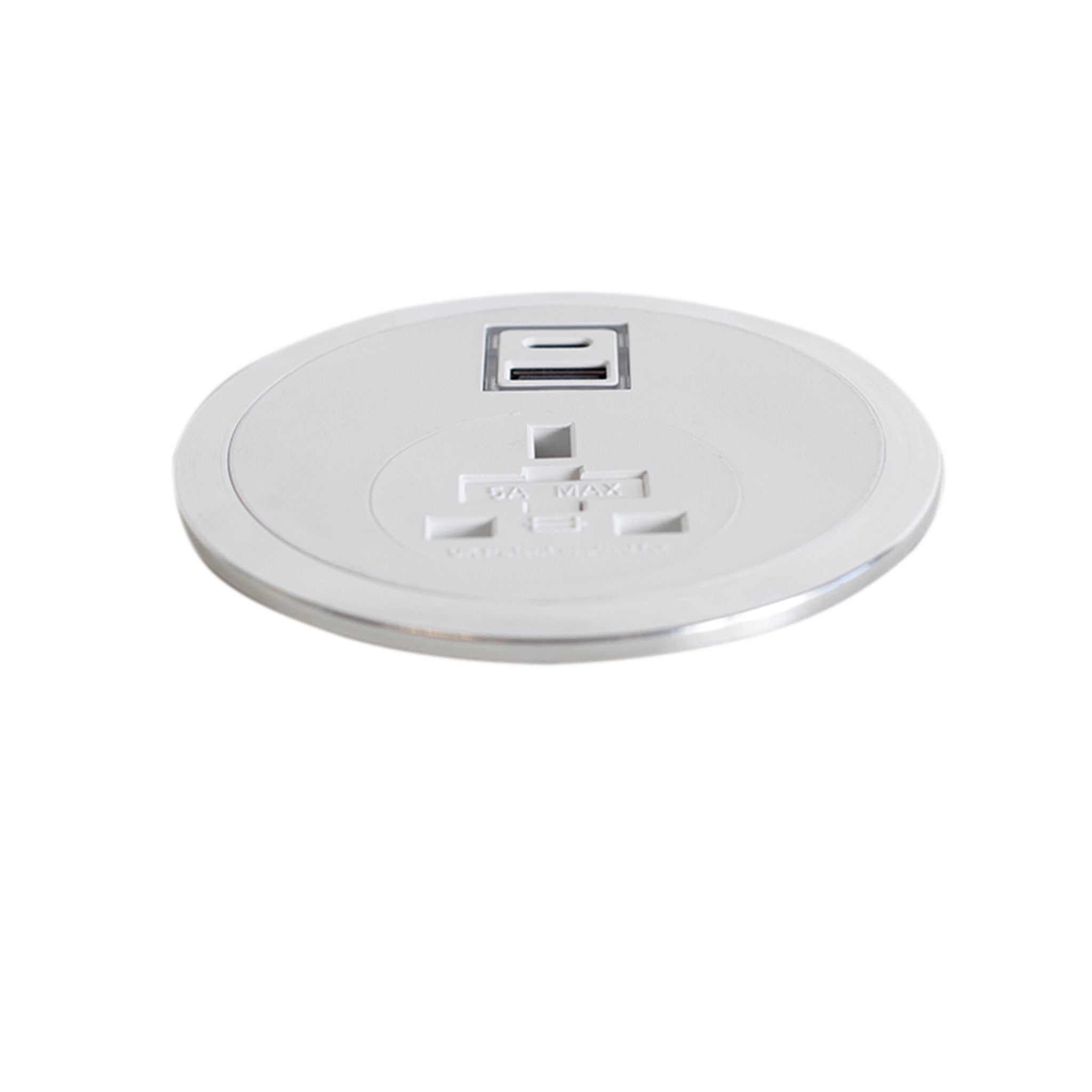 In Desk USB and Mains Power Socket Unit | Ergo Desk – Ergo Desks