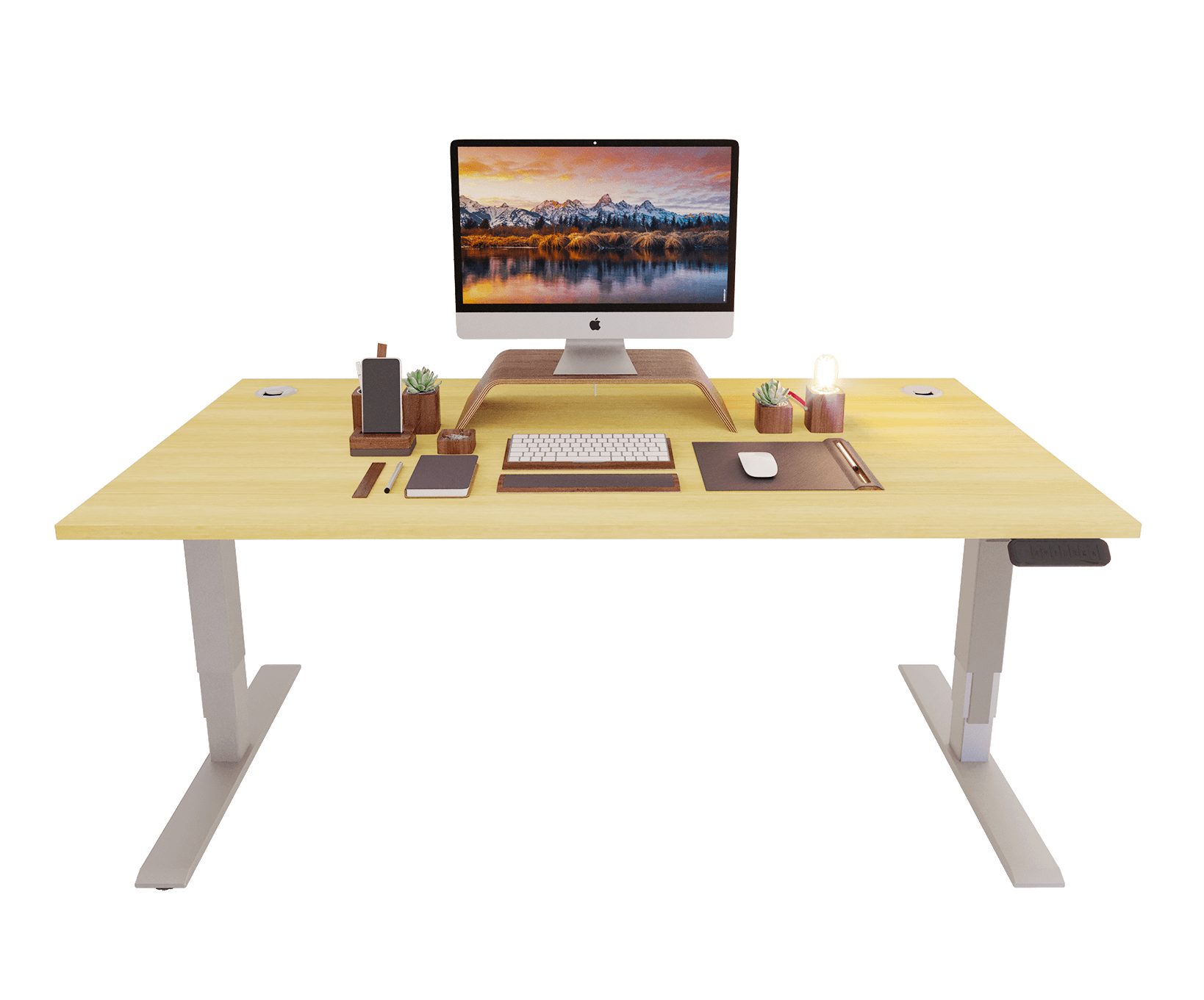 Ergo height adjustable online desk