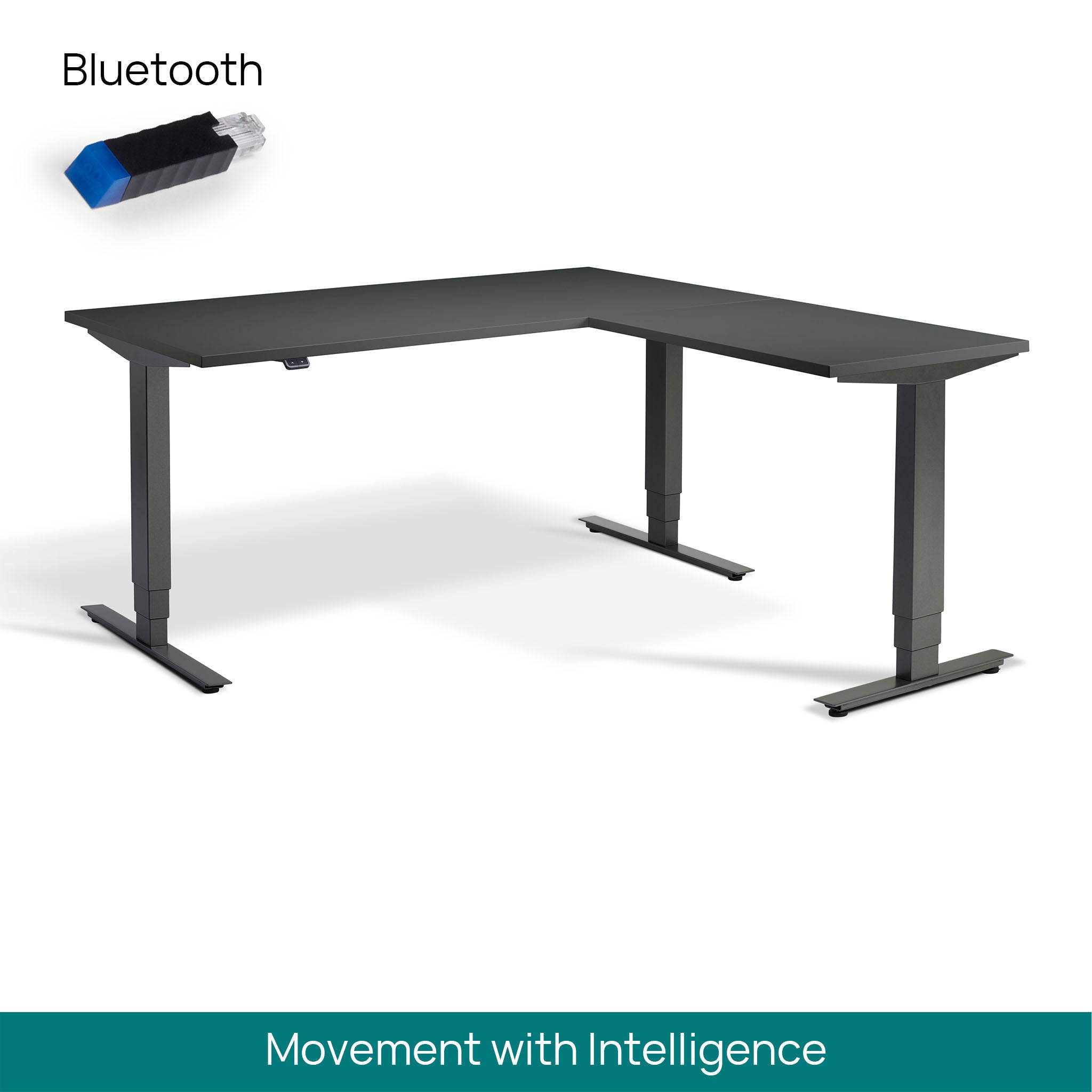 Atlas Standing Corner Desk Bluetooth Ergo Desks 5494