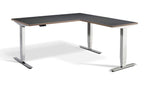 Atlas Standing Chrome Corner Desk