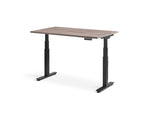altitude pro compact standing desk in grey oak