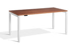 4 legged standing desk with walnut top